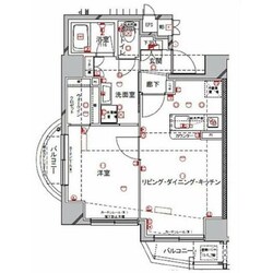 フィオリーシェ東浅草の物件間取画像